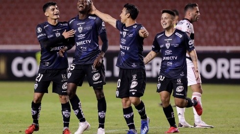 Beder Caicedo del Independiente del Valle festeja el gol  - (Franklin Jacome/Getty Images)-Not Released (NR)