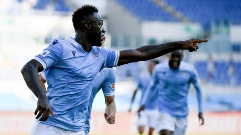 ROME, ITALY - NOVEMBER 08: Felipe Caicedo of SS Lazio celebrates a frist goal during the Serie A match between SS Lazio and Juventus at Stadio Olimpico on November 08, 2020 in Rome, Italy. (Photo by Marco Rosi - SS Lazio/Getty Images)-Not Released (NR)