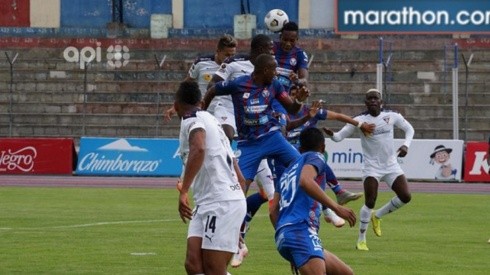 Reparto de puntos entre Olmedo y Liga de Quito.