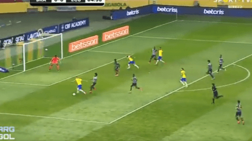 ¿Error de Domínguez? Así fue el 1-0 de Brasil contra Ecuador