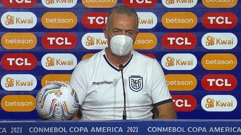 Gustavo Alfaro dirige su primera Copa América. Foto: Copa América 2021