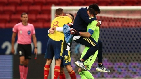 Colombia acaba de derrotar a Uruguay en los penales. Foto: GettyImages