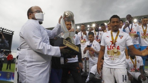 El Choclo es uno de los capitanes de Liga de Quito. Foto: API