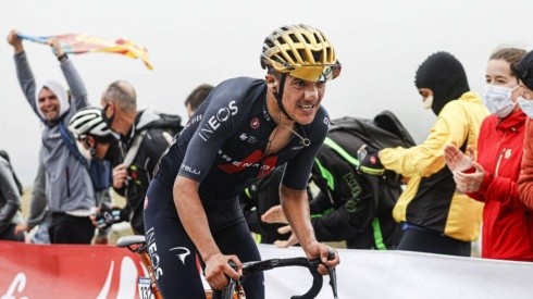 Richard Carapaz abandonó la Vuelta a España por cansancio. Foto: @RichardCaparazM