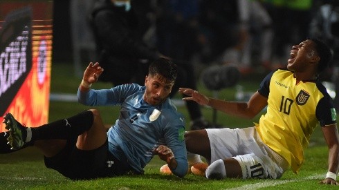 Gonzalo Plata fue uno de los mejores jugadores de Ecuador contra Uruguay. Foto: API