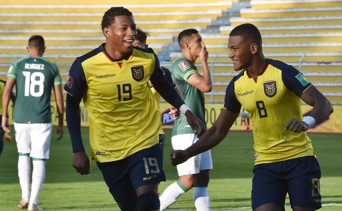 Alineaciones confirmadas para el Ecuador vs Bolivia por Eliminatorias