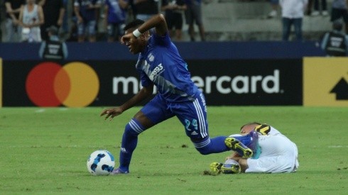 Emelec empató con el Táchira en la fecha 2 de la Copa Libertadores. Foto: API