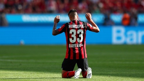 Hincapié ingresó a la cancha al minuto 84'. Foto: GettyImages