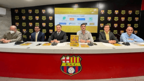 Aquiles Álvarez era la mano derecha de Alfaro Moreno. Foto: @BarcelonaSC