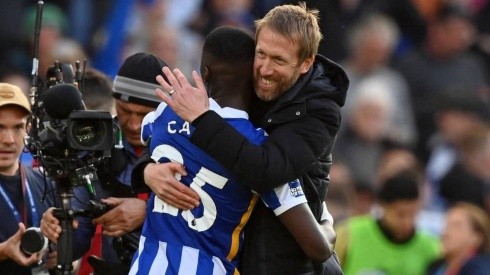 ¡Emotivo! Moisés Caicedo se despide de Graham Potter del Brighton