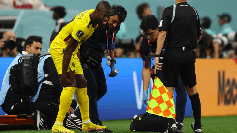 Enner Valencia sufrió una molestia física en el debut de Ecuador en el Mundial de Qatar 2022