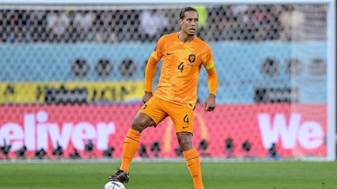 El defensor, Virgil van Dijk, en el duelo ante la selección ecuatoriana. Foto: Getty Images.