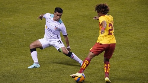 Andrés López en un partido con Liga de Quito. Foto: API.