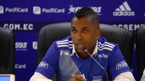 Miller Bolaños podría ser titular en el próximo amistoso de Emelec. Foto: API