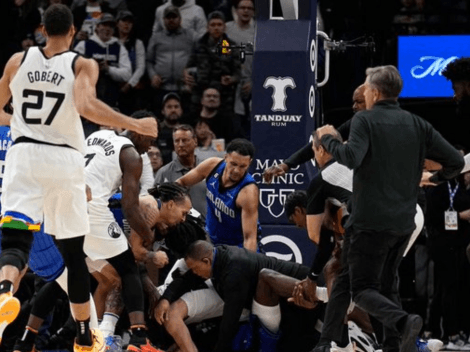 VIDEO | Así fue la tremenda pelea entre Timberwolves vs Orlando Magic en la NBA
