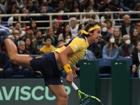 ¡Terminó de pie! Ecuatoriano dio pelea al tercero del ranking ATP en la Copa Davis