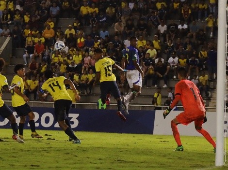 Con show de Kendry Páez: Ecuador rescata un empate ante Brasil en el Sudamericano Sub 17