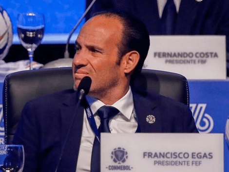 Ya es oficial: Francisco Egas fue posesionado como vicepresidente de CONMEBOL