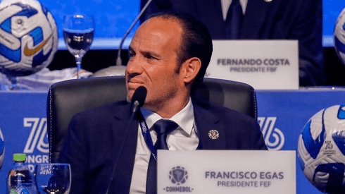 Francisco Egas, presidente de la FEF. Foto: CONMEBOL