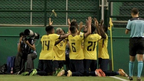 El equipo Sub 20 de la Selección de Ecuador. Foto: Getty Images.