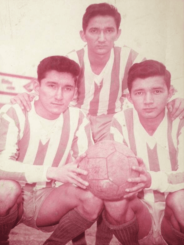 En la foto, Jorge, Vicente y Harry.
