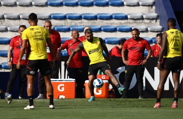 Flamengo entrenó en el Capwell. Foto: API